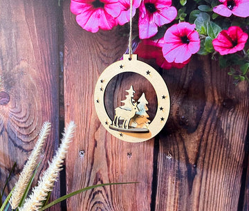 3D Hanging Ornament Circle Wall Decor